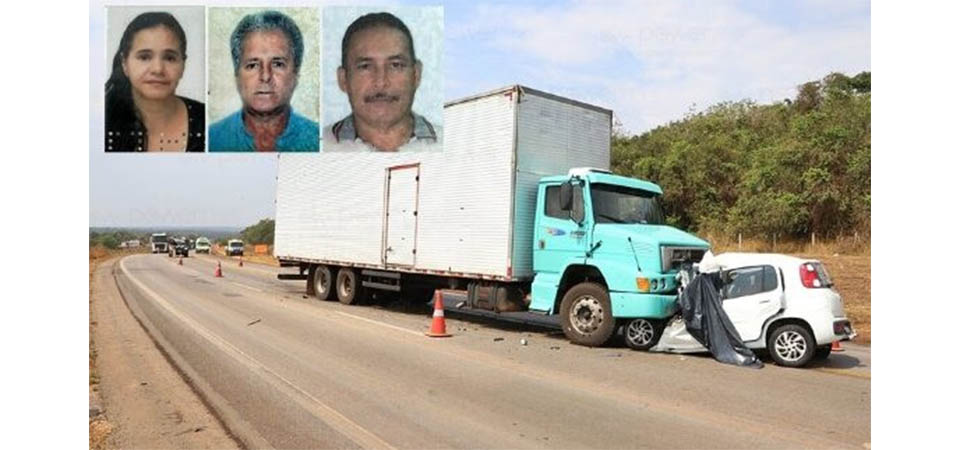 Cinco pessoas morrem após carro bater em árvore em rodovia