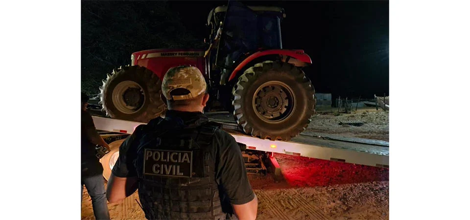 Polícia Civil desarticula quadrilha especializada em furto e venda de máquinas agrícolas