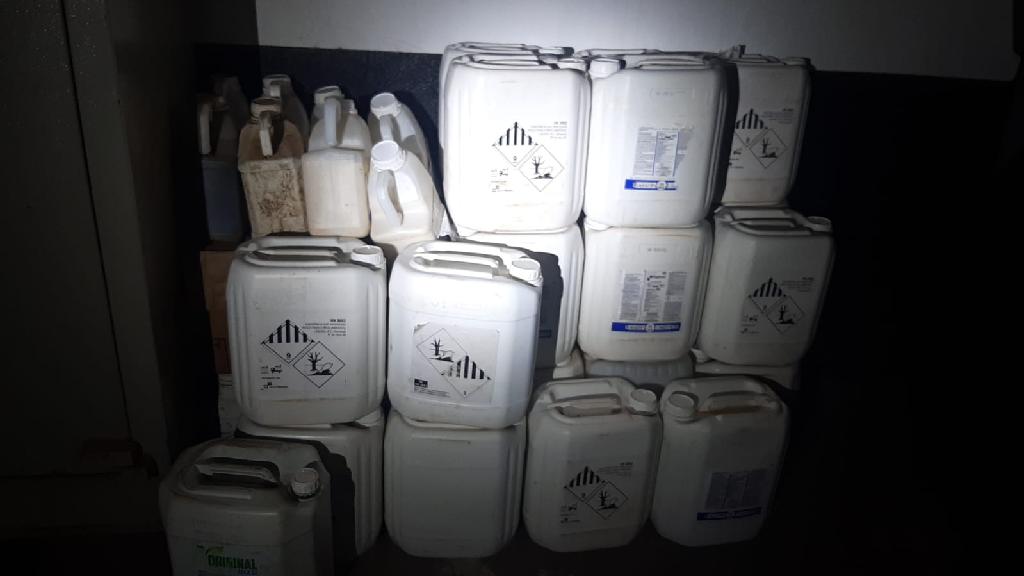 Três são presos por revenderem e armazenarem agrotóxico irregular