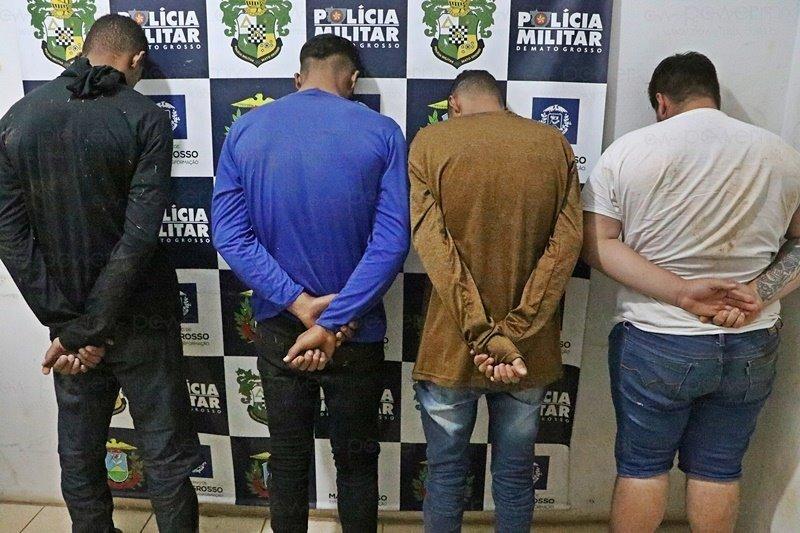 Quadrilha especializada em furto de módulo de caminhões é presa pela PM