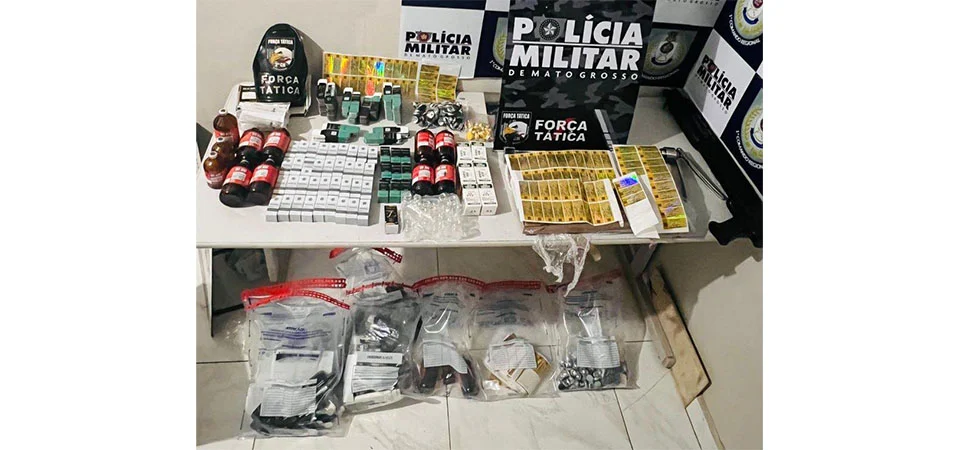 Força Tática fecha laboratório clandestino de anabolizantes