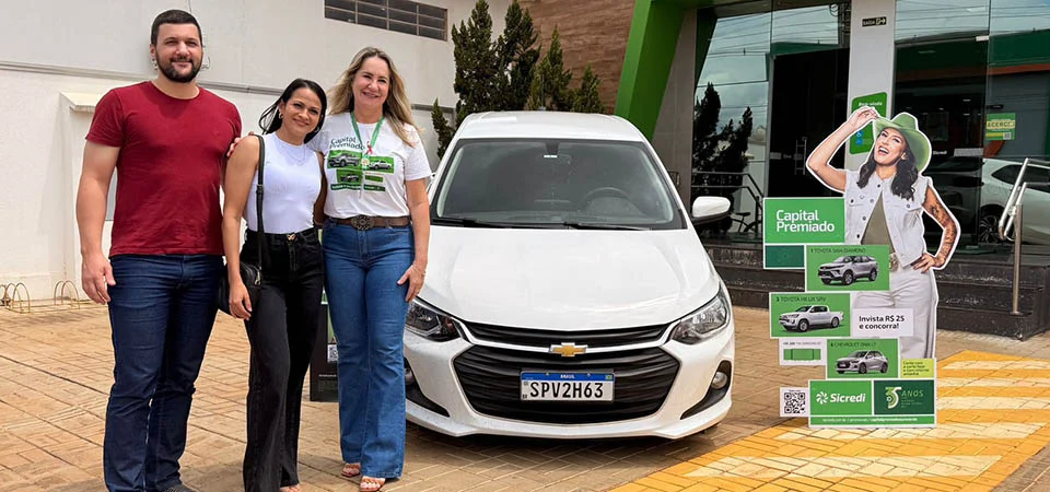 Associada de São José do Rio Claro é contemplada com Chevrolet Onix 0km no primeiro sorteio de veículo da campanha