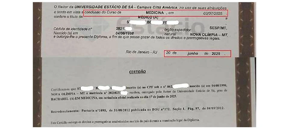Irmãs são presas em Cuiabá ao tentar registro médico com diplomas falsos no CRM-MT