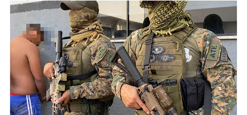 BOPE prende foragido da justiça que estava trabalhando em obra