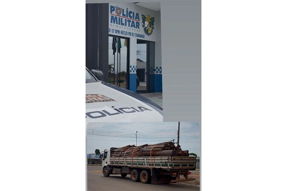 Itanhangá: Polícia Militar age rápido e recupera madeiras furtadas em Porto Dos Gaúchos