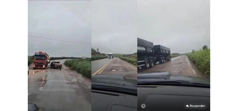 MT-140: Inaugurada em 2024, rodovia já apresenta buracos e trechos de asfalto cedido