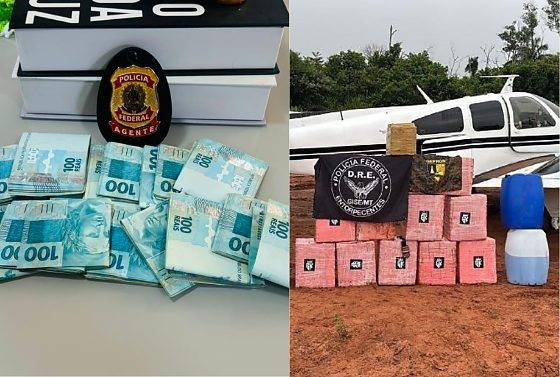 PF desmonta esquema que usava aviões para trazer cocaína da Bolívia para Mato Grosso