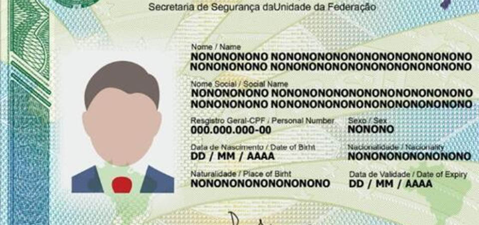 Governo publica regras de emissão da nova carteira de identidade