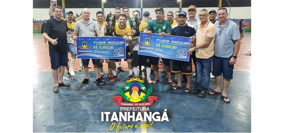 Itanhangá: Veja o resultado do campeonato Municipal de Fut Sal. Fotos