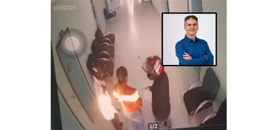 Bandidos invadem consultório e atiram na cabeça de ex-prefeito. Vídeo
