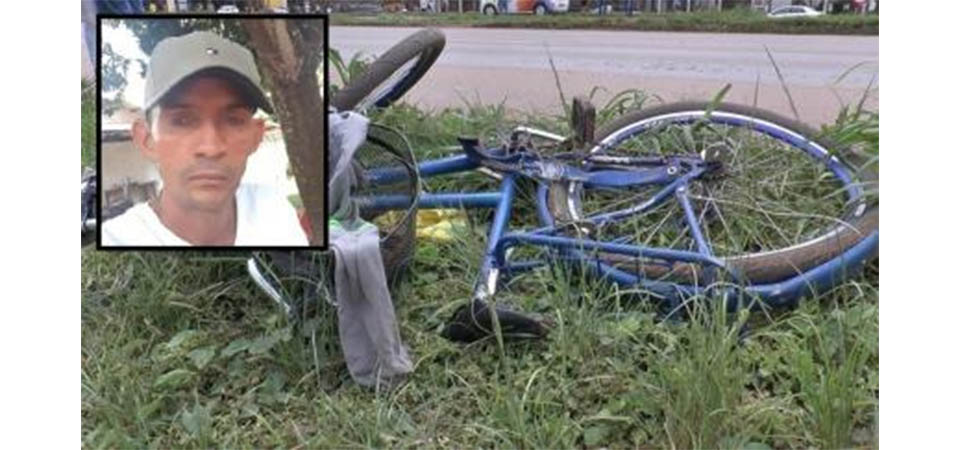 Ciclista de 44 anos morre atropelado ao tentar atravessar BR-163