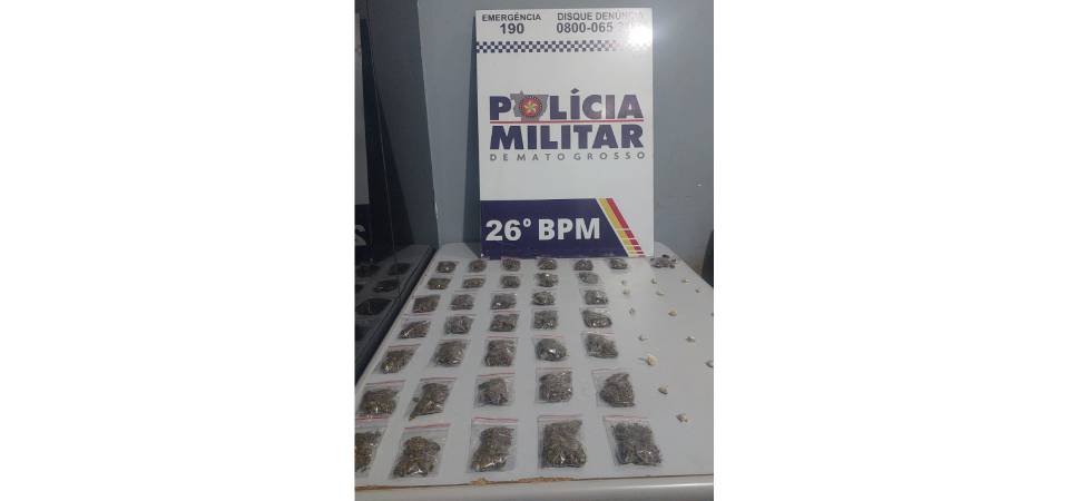 Polícia Militar atende ocorrencia de violência domestica e encontra drogas escondidas