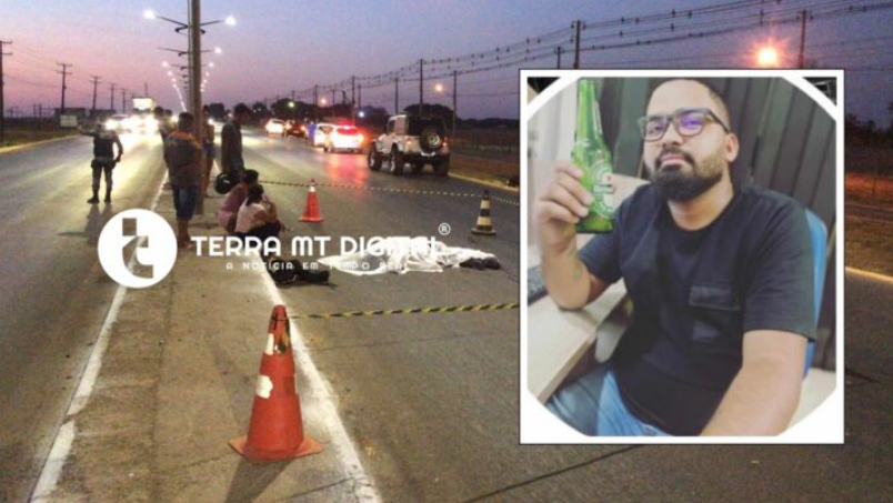 Lucas: Jovem bate moto contra poste e morre na MT 449