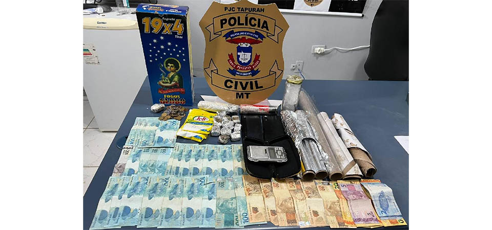 Itanhangá: Polícia Civil cumpre mandado de busca e desarticula ponto de venda de drogas