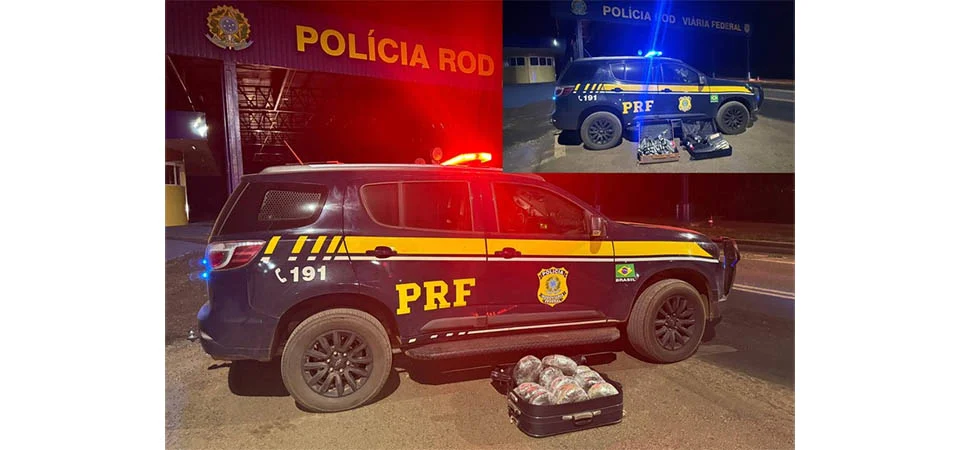 PRF apreende cerca de 45 kg de drogas em duas ações no mesmo dia