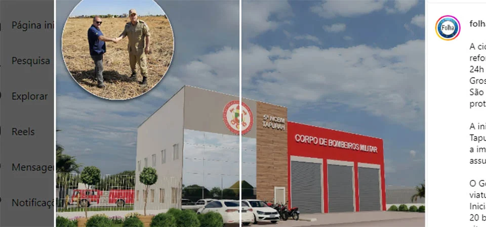 Tapurah: Município terá base do Corpo De Bombeiros com 20 militares