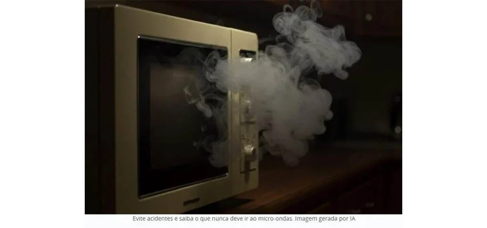 O que não colocar no micro-ondas de jeito nenhum