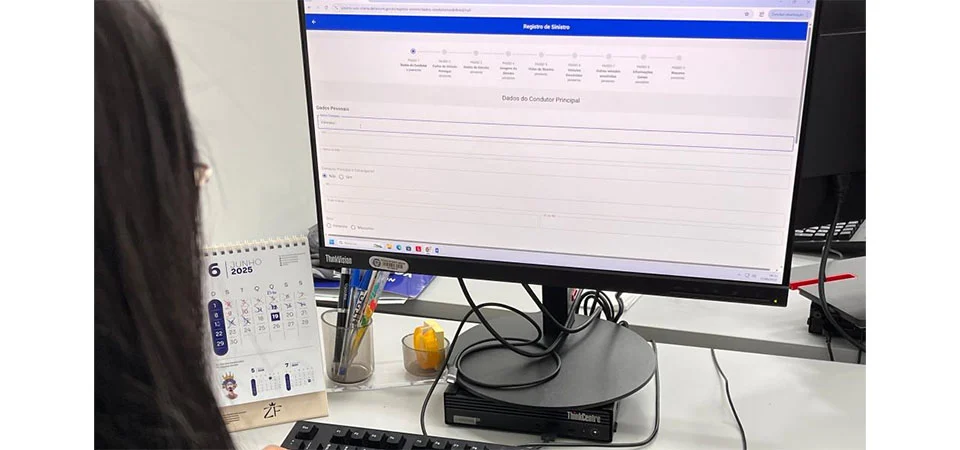 Detran lança portal para registro de sinistro de trânsito sem vítima