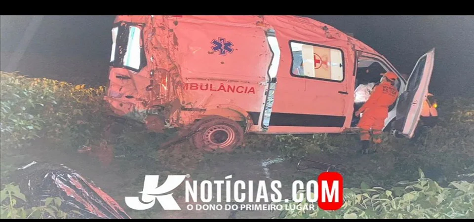 Itanhangá: URGENTE! ambulância capota sentido sorriso, 1 óbito confirmado!