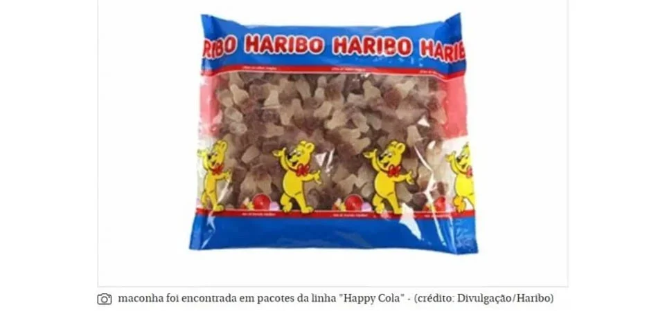 Empresa retira doces de mercado após descoberta de maconha na composição