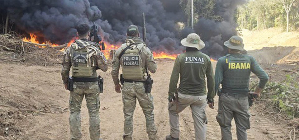 Ibama mira milícias e facções em garimpo ilegal