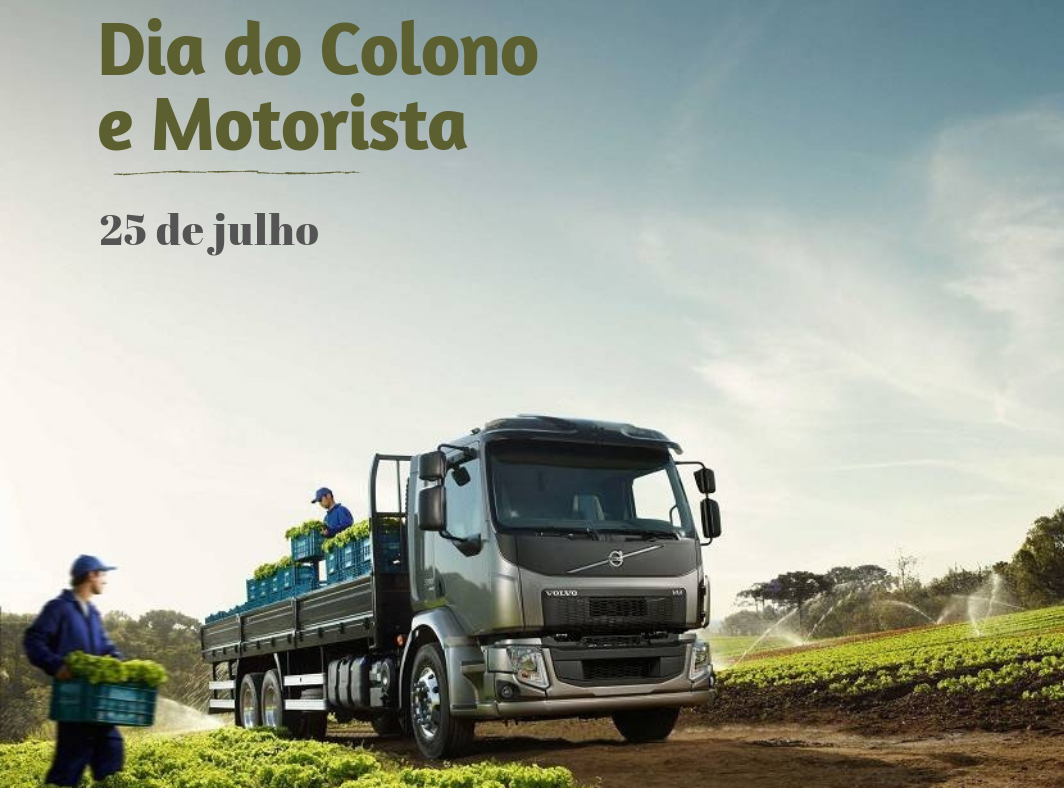 Hoje é o dia do Colono e do Motorista. Vídeo