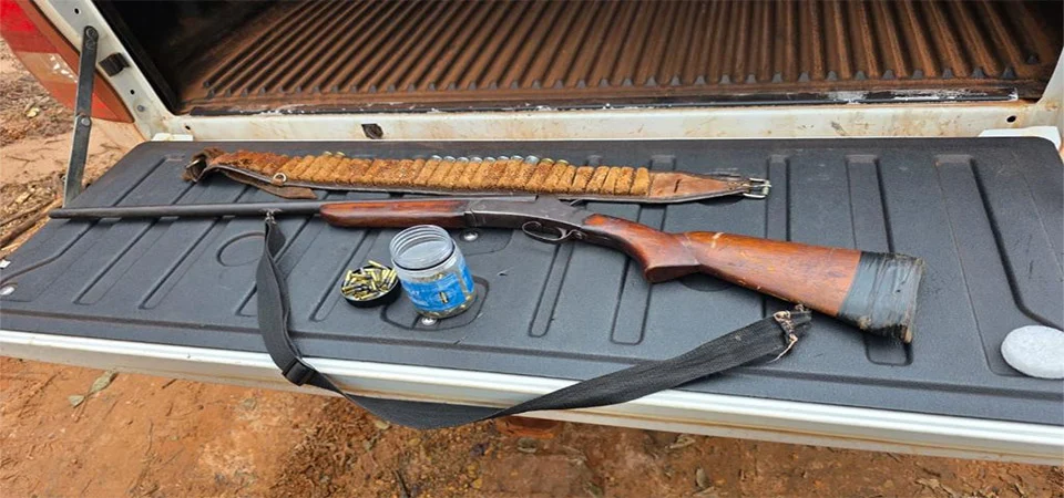 Brasnorte: PM prende homem com espingarda e 98 munições