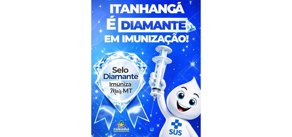 Itanhangá: A Saúde pública é novamente destaque a nível de estado no quesito imunização
