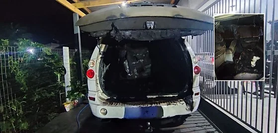 Maníaco queima carro de viúva por recusar pedido de namoro