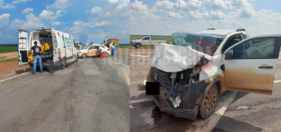 Ipiranga: ATUALIZADA: Identificadas vítimas do acidente no entroncamento da MT 242 com a MT 491