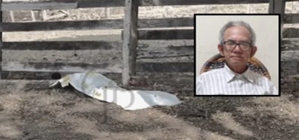 Após sumiço, idoso é achado morto e pelado dentro de curral