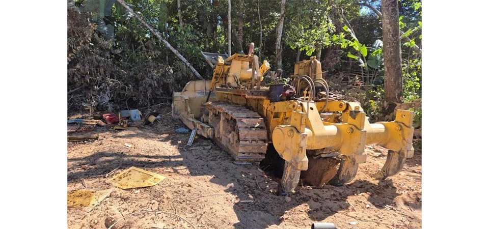 Polícia Militar fecha 2º garimpo ilegal na semana e apreende equipamentos