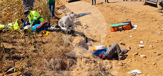 Nove pessoas ficam feridas após grave acidente em estrada vicinal às margens da BR-163