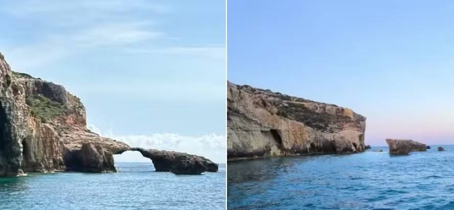Formação 'Elefantes se Beijando' desaba após turista subir nela e mata homem em jet ski