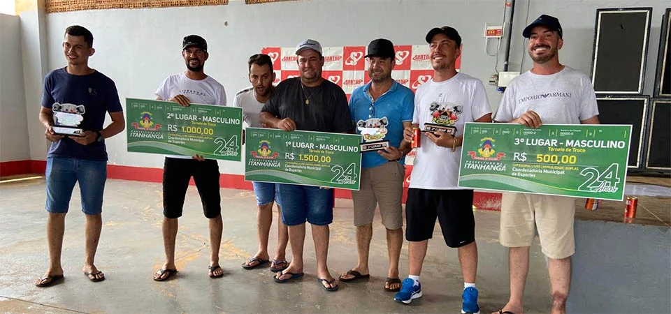 Itanhangá: Veja os campeões do 1º Torneio de Truco organizado pela Prefeitura. Fotos