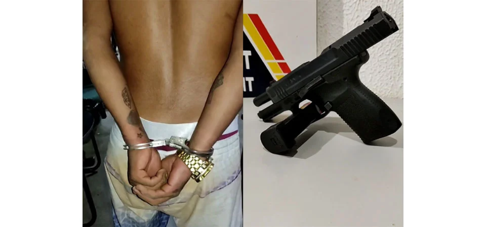 PM resgata caminhoneiro sequestrado, prende quatro e apreende arma