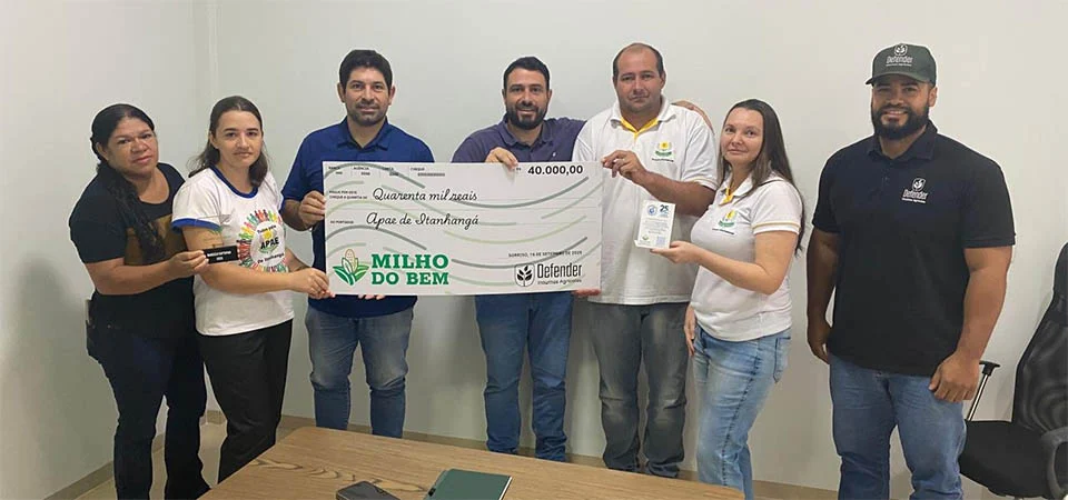 Itanhangá: Campanha “Milho do Bem” beneficia APAE de Itanhangá com doação de R$ 40 mil