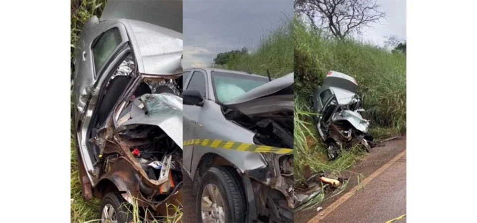 Acidente com Hilux mata 2 e deixa outros 2 feridos