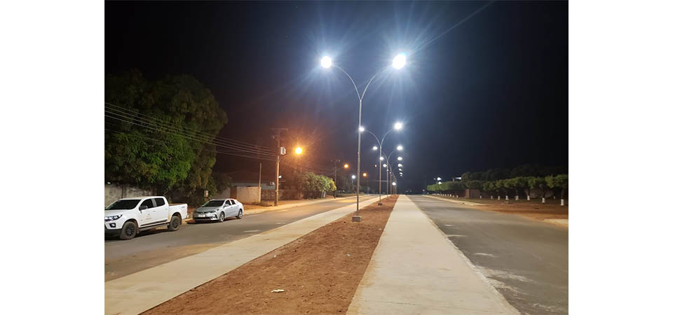 Itanhangá: Instalação de luminárias de LED é finalizada no município e em mais 53 cidades