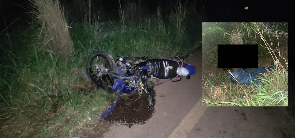 URGENTE: Itanhangá: Acidente entre moto e caminhonete D 20 deixa vítima fatal