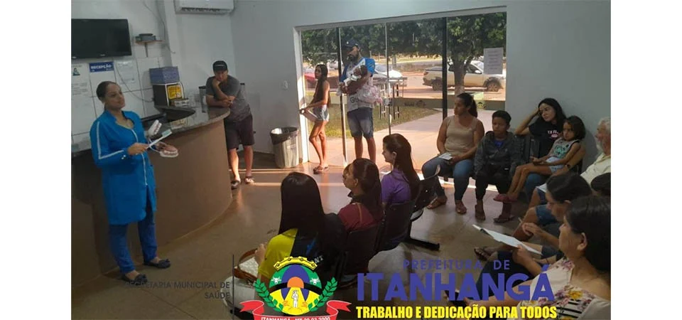 Itanhangá: Secretaria De Saúde realizou palestras sobre higiene bucal
