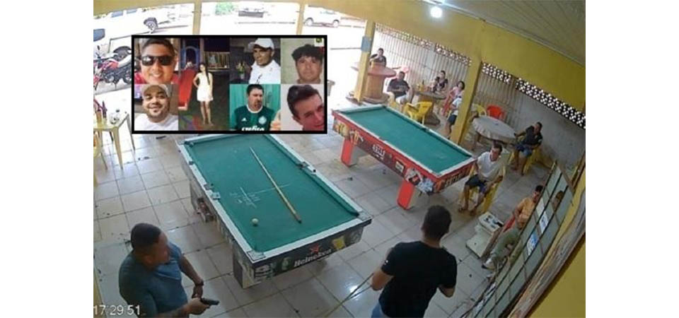 Confirmada 7ª morte no ataque a tiros em bar, Assassinos e vítimas são identificadas