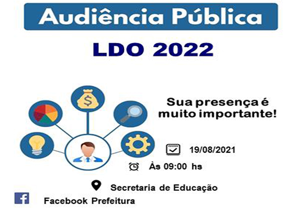 Itanhangá: Prefeitura vai realizar audiência pública para elaborar a LDO