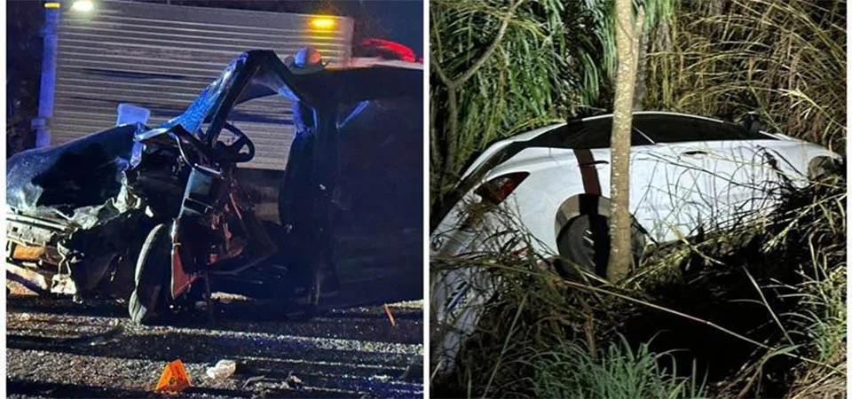 Acidente com 3 veículos mata casal de idosos e bebê em rodovia