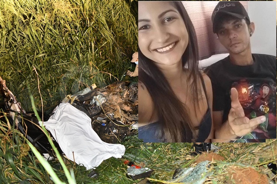 Veículo perde controle, bate em árvore e mata casal em rodovia