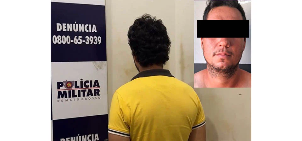 Brasnorte: PM prende foragido que tentou matar ex-mulher atropelada por não aceitar separação