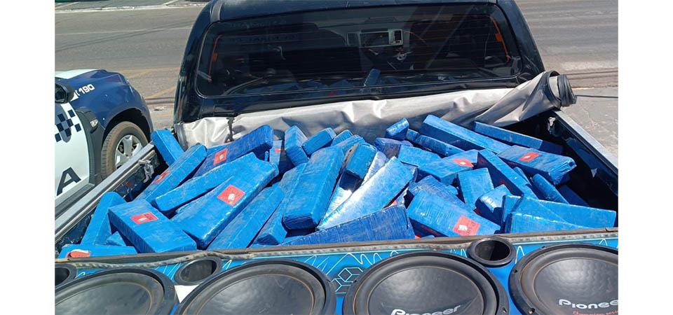 Força-tarefa prende suspeito por tráfico e apreende 224 quilos de maconha