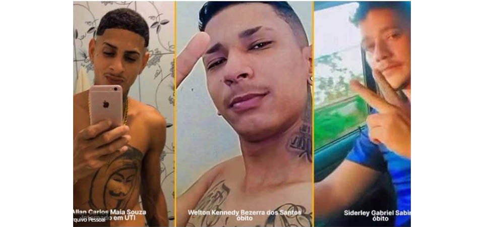 Identificados envolvidos em confronto com a Polícia Militar, três morreram