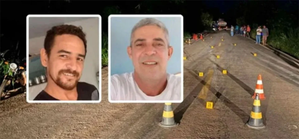 Batida entre motocicleta e caminhão deixa dois homens mortos na MT-248