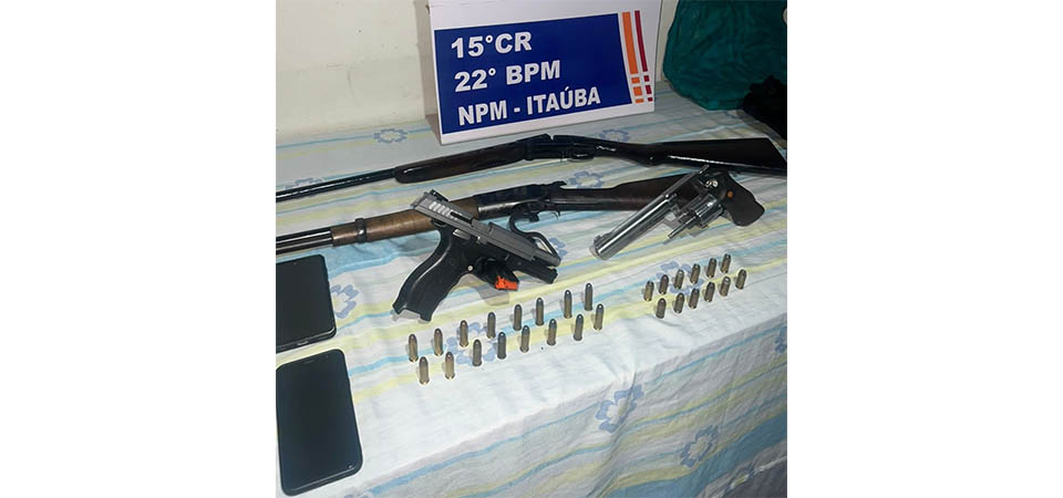 PM prende dois homens após aterrorizar população de zona rural